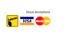 Modes de paiements acceptés